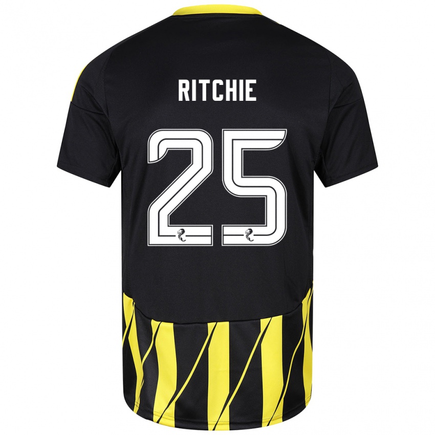 Criança Camisola Tom Ritchie #25 Amarelo Preto Alternativa 2024/25 Camisa Brasil