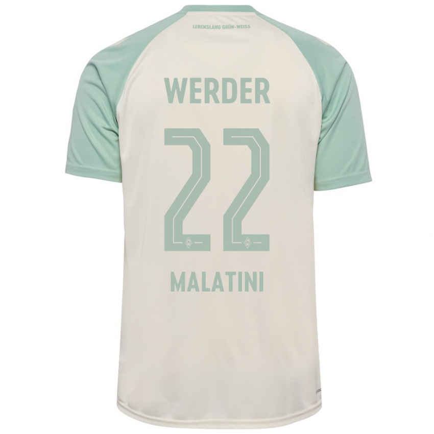 Criança Camisola Julián Malatini #22 Verde Claro Off-White Alternativa 2024/25 Camisa Brasil