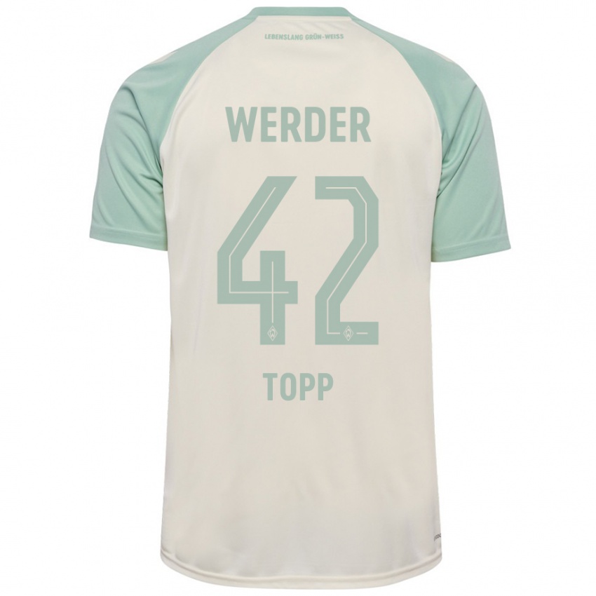 Criança Camisola Keke Topp #42 Verde Claro Off-White Alternativa 2024/25 Camisa Brasil