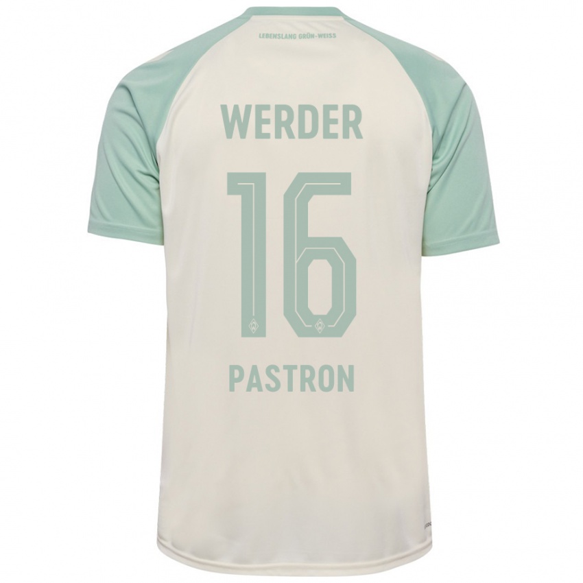 Criança Camisola Alvin Pastron #16 Verde Claro Off-White Alternativa 2024/25 Camisa Brasil