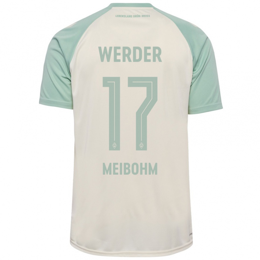 Criança Camisola Joel Meibohm #17 Verde Claro Off-White Alternativa 2024/25 Camisa Brasil