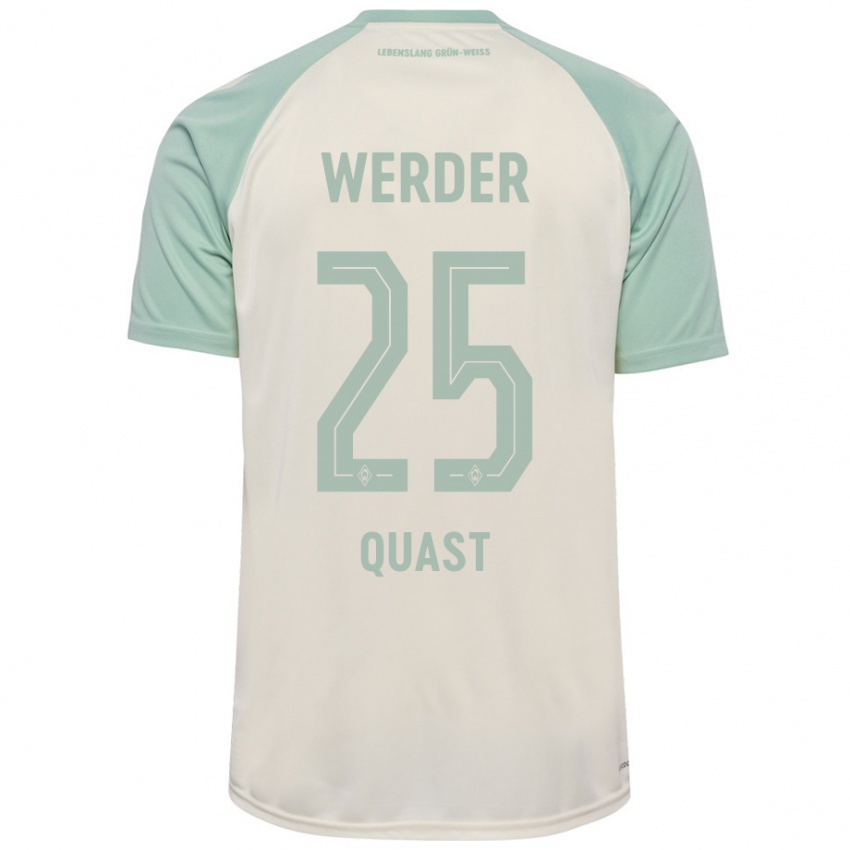 Criança Camisola Sönke Quast #25 Verde Claro Off-White Alternativa 2024/25 Camisa Brasil