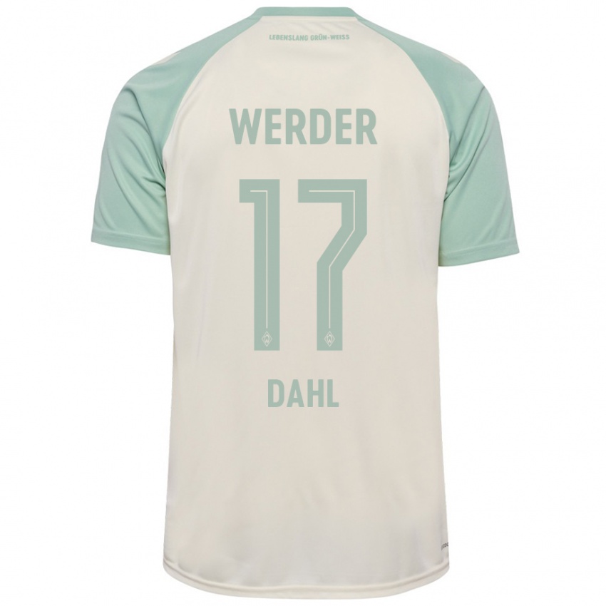 Criança Camisola Amira Dahl #17 Verde Claro Off-White Alternativa 2024/25 Camisa Brasil