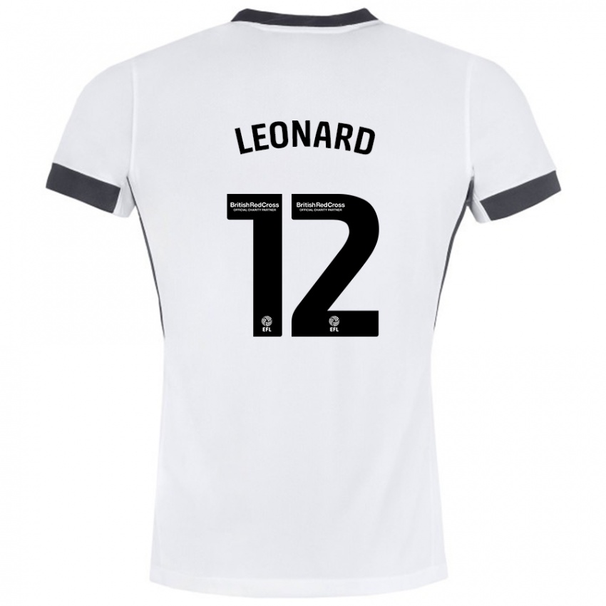 Criança Camisola Marc Leonard #12 Preto Branco Alternativa 2024/25 Camisa Brasil