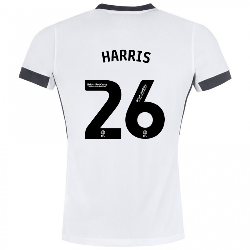 Criança Camisola Luke Harris #26 Preto Branco Alternativa 2024/25 Camisa Brasil