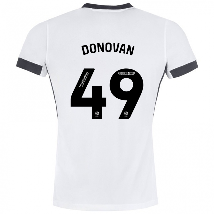 Criança Camisola Romelle Donovan #49 Preto Branco Alternativa 2024/25 Camisa Brasil