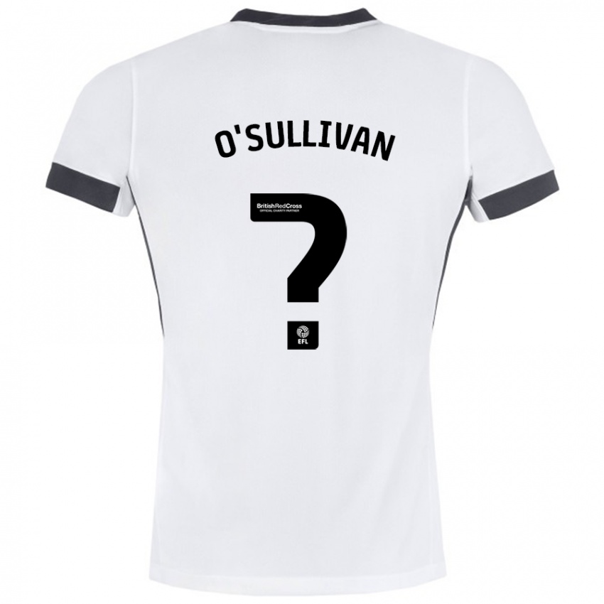 Criança Camisola William O'sullivan #0 Preto Branco Alternativa 2024/25 Camisa Brasil