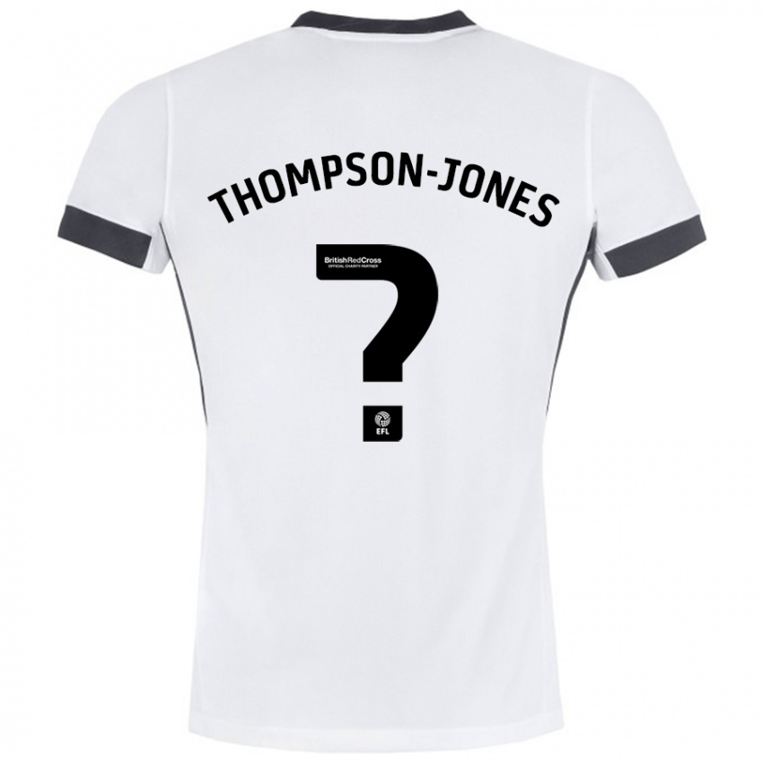 Criança Camisola Riquelme Thompson-Jones #0 Preto Branco Alternativa 2024/25 Camisa Brasil