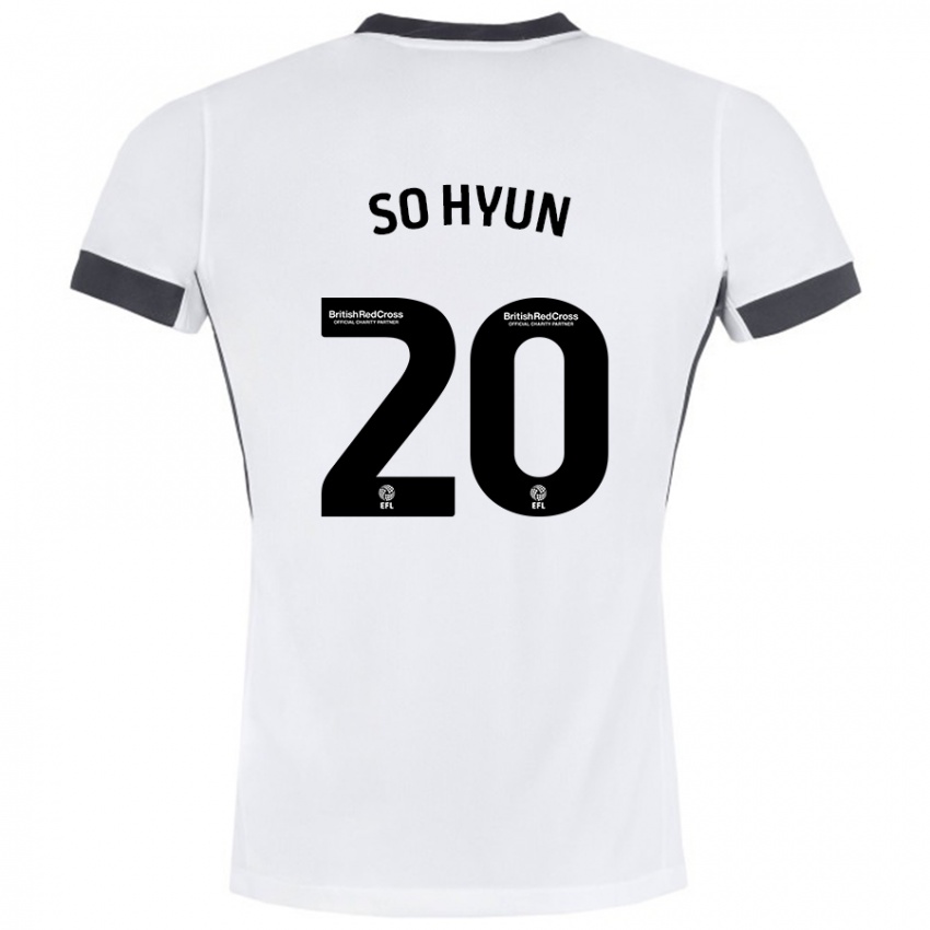 Criança Camisola Cho So-Hyun #20 Preto Branco Alternativa 2024/25 Camisa Brasil