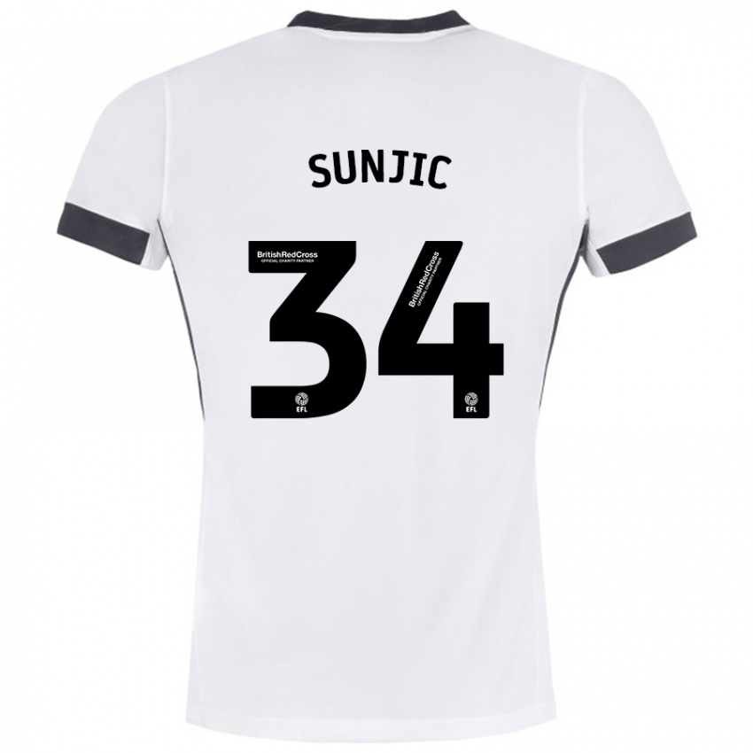 Criança Camisola Ivan Sunjic #34 Preto Branco Alternativa 2024/25 Camisa Brasil