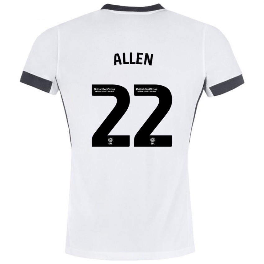 Criança Camisola Remi Allen #22 Preto Branco Alternativa 2024/25 Camisa Brasil