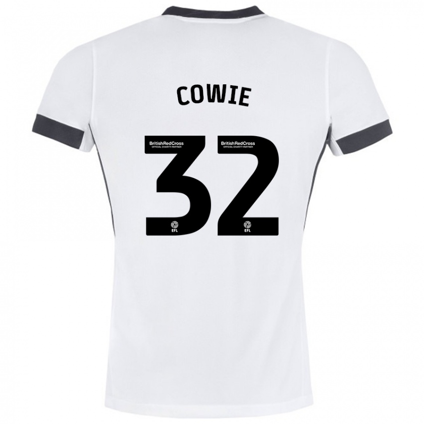 Criança Camisola Abbie Cowie #32 Preto Branco Alternativa 2024/25 Camisa Brasil