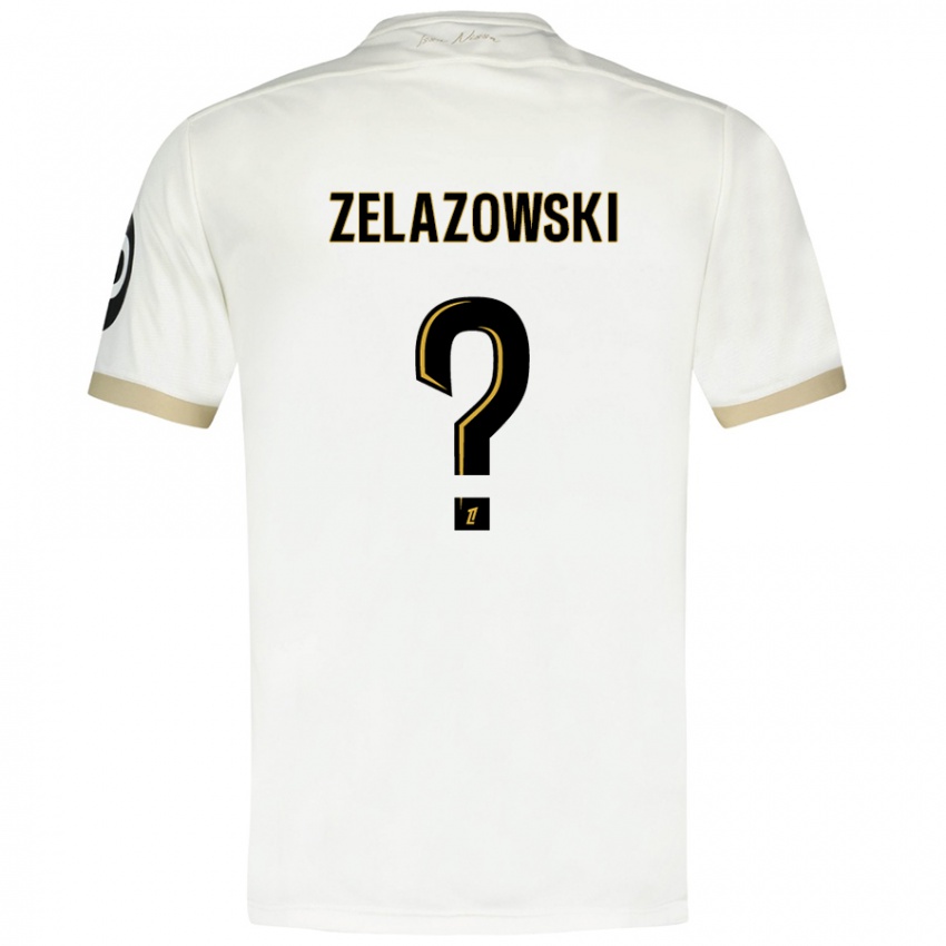 Criança Camisola Bartosz Zelazowski #0 Ouro Branco Alternativa 2024/25 Camisa Brasil