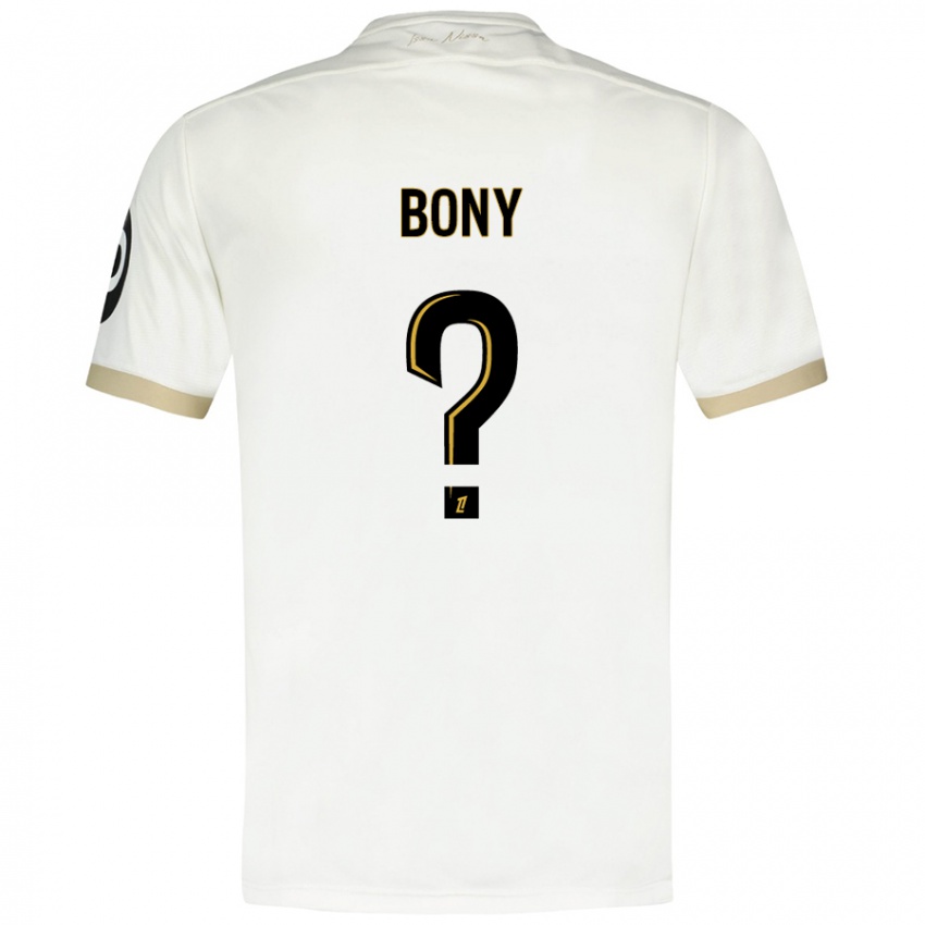 Criança Camisola Geoffroy Bony #0 Ouro Branco Alternativa 2024/25 Camisa Brasil