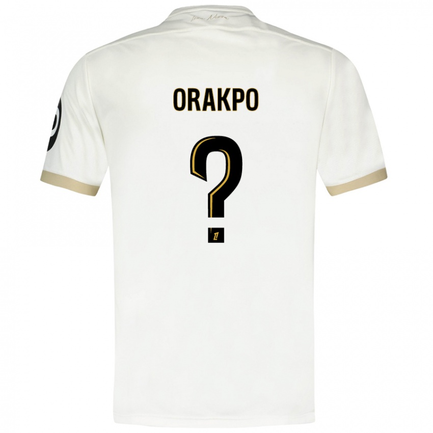 Criança Camisola Victor Orakpo #0 Ouro Branco Alternativa 2024/25 Camisa Brasil