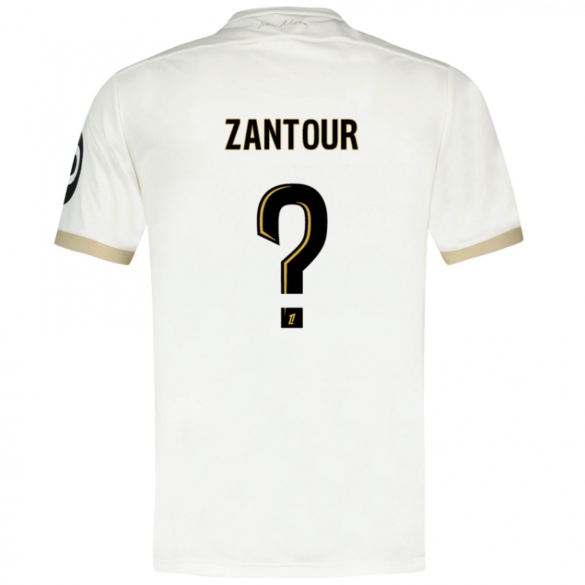 Criança Camisola Ishaq Zantour #0 Ouro Branco Alternativa 2024/25 Camisa Brasil