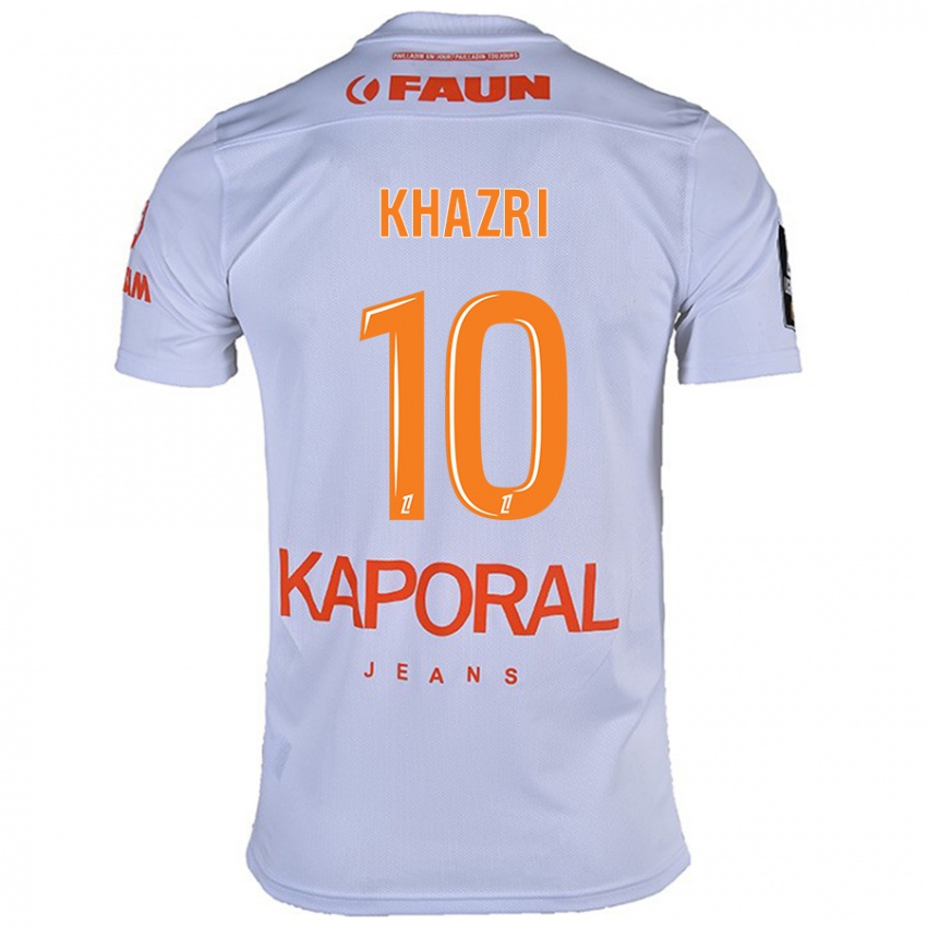 Criança Camisola Wahbi Khazri #10 Branco Alternativa 2024/25 Camisa Brasil