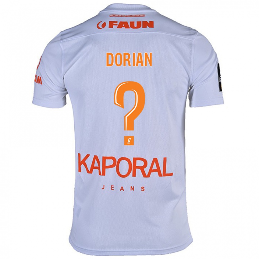 Criança Camisola Dorian Guerreiro #0 Branco Alternativa 2024/25 Camisa Brasil