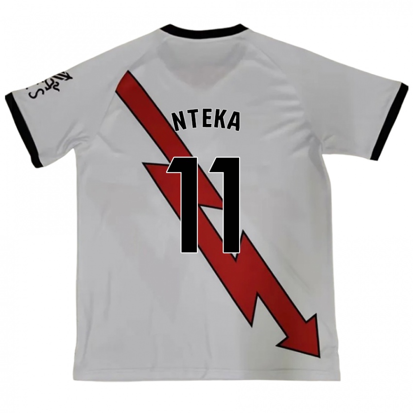 Criança Camisola Randy Nteka #11 Vermelho Alternativa 2024/25 Camisa Brasil