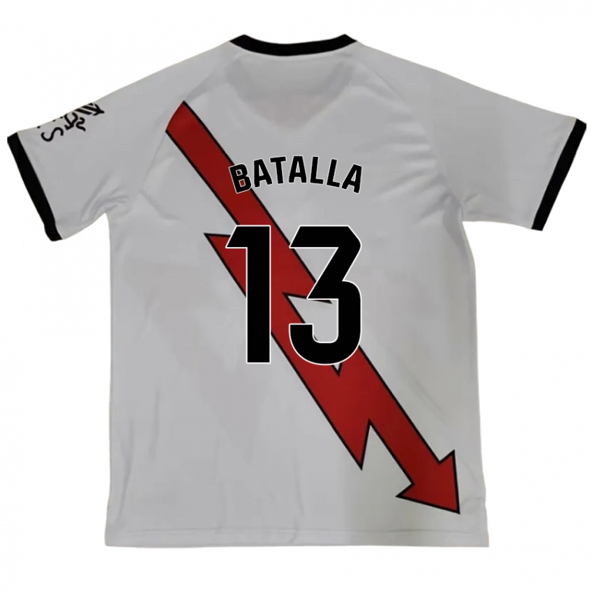 Criança Camisola Augusto Batalla #13 Vermelho Alternativa 2024/25 Camisa Brasil