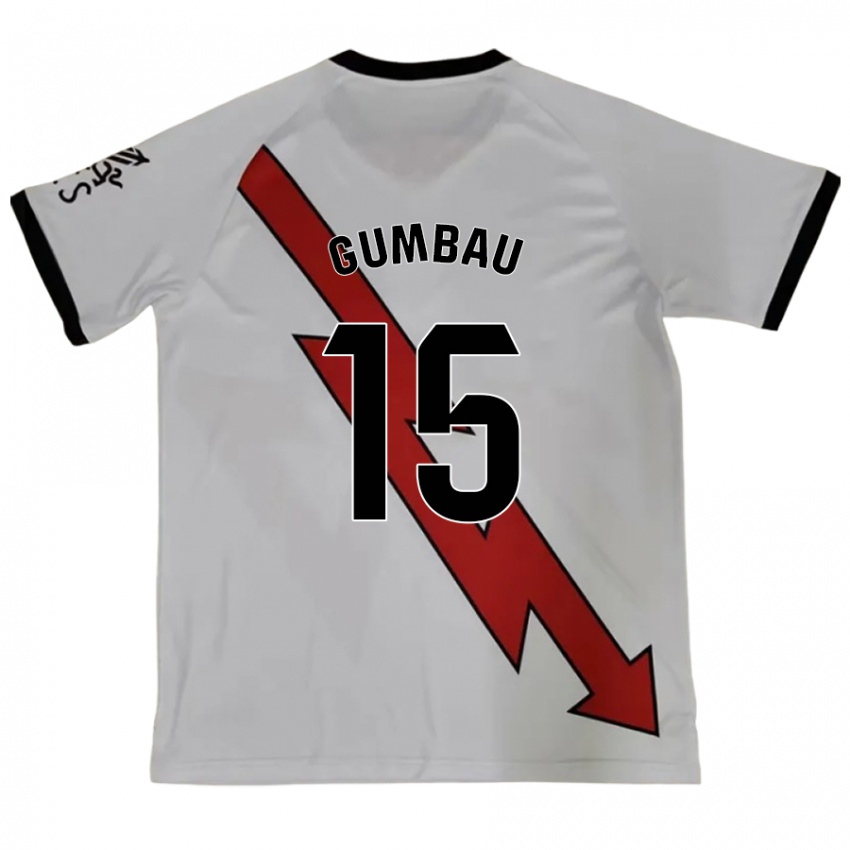 Criança Camisola Gerard Gumbau #15 Vermelho Alternativa 2024/25 Camisa Brasil