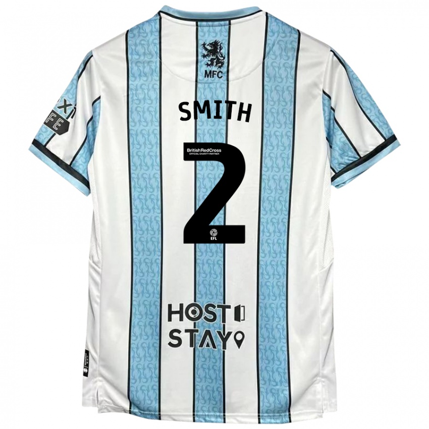 Criança Camisola Tommy Smith #2 Azul Branco Alternativa 2024/25 Camisa Brasil