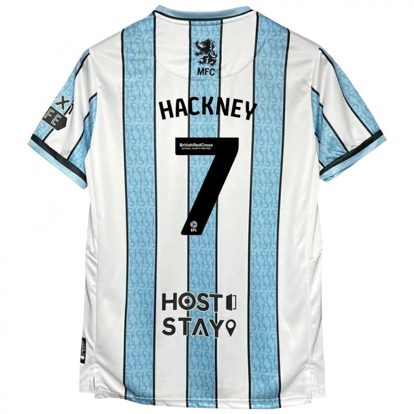 Criança Camisola Hayden Hackney #7 Azul Branco Alternativa 2024/25 Camisa Brasil