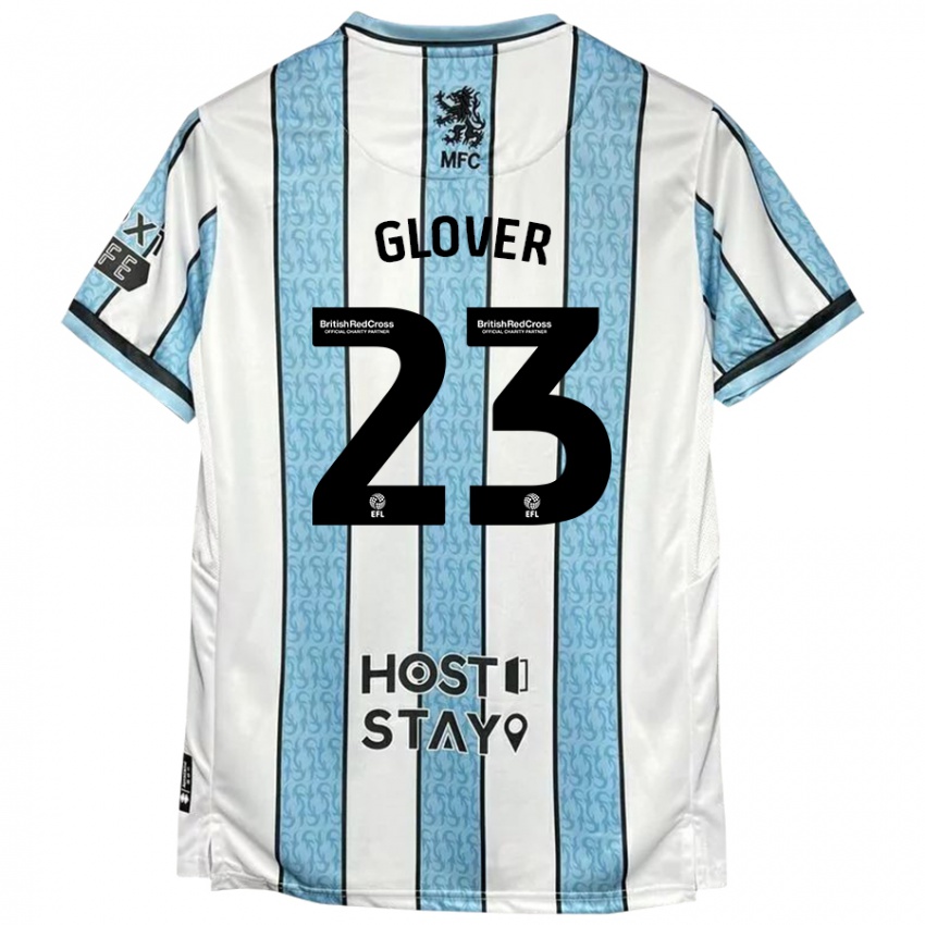 Criança Camisola Tom Glover #23 Azul Branco Alternativa 2024/25 Camisa Brasil