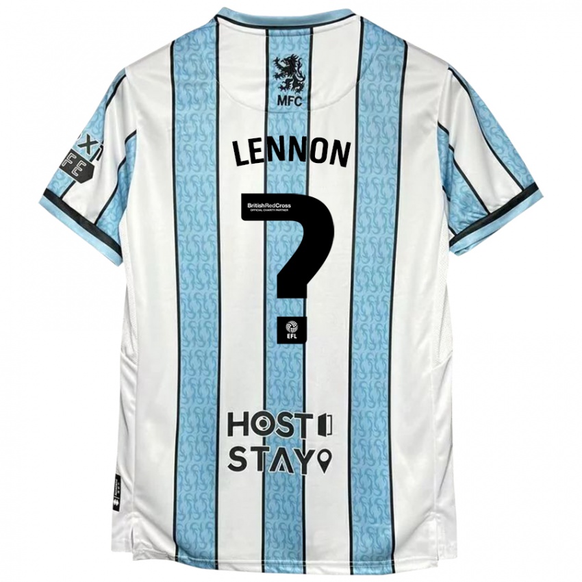 Criança Camisola Charlie Lennon #0 Azul Branco Alternativa 2024/25 Camisa Brasil