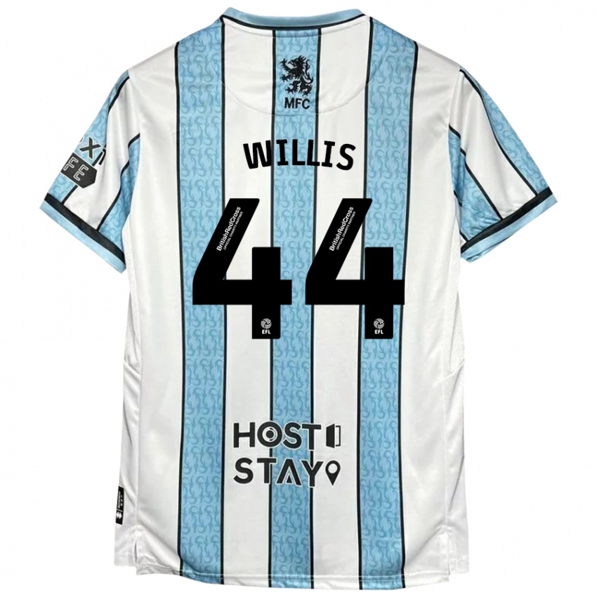 Criança Camisola Pharrell Willis #44 Azul Branco Alternativa 2024/25 Camisa Brasil