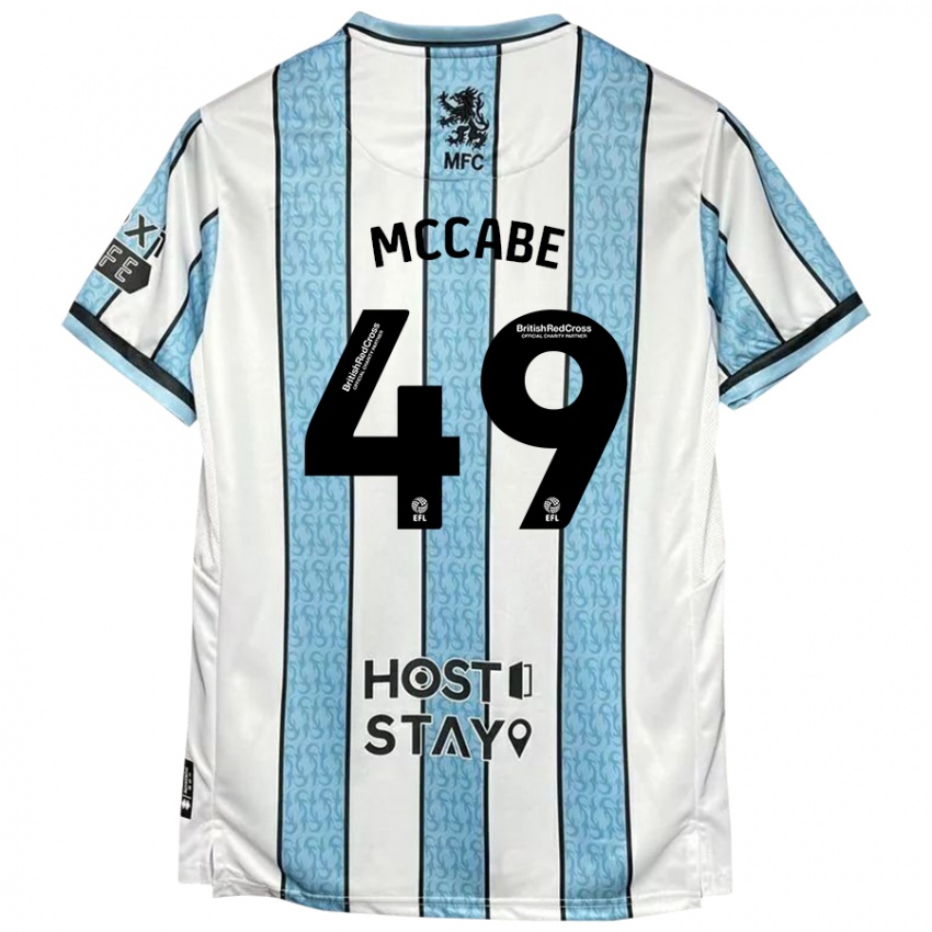 Criança Camisola Law Mccabe #49 Azul Branco Alternativa 2024/25 Camisa Brasil