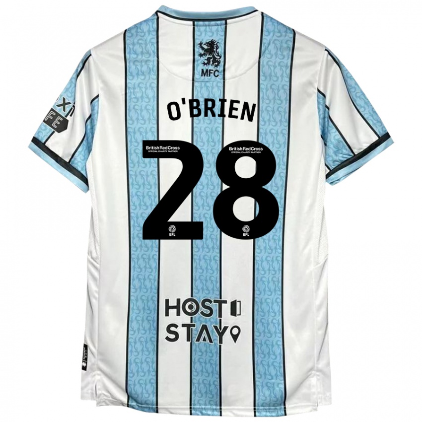 Criança Camisola Lewis O'brien #28 Azul Branco Alternativa 2024/25 Camisa Brasil