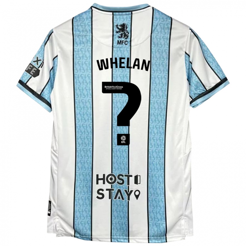 Criança Camisola Frankie Whelan #0 Azul Branco Alternativa 2024/25 Camisa Brasil