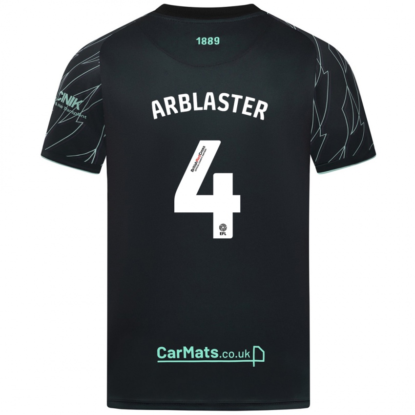 Criança Camisola Oliver Arblaster #4 Verde Preto Alternativa 2024/25 Camisa Brasil