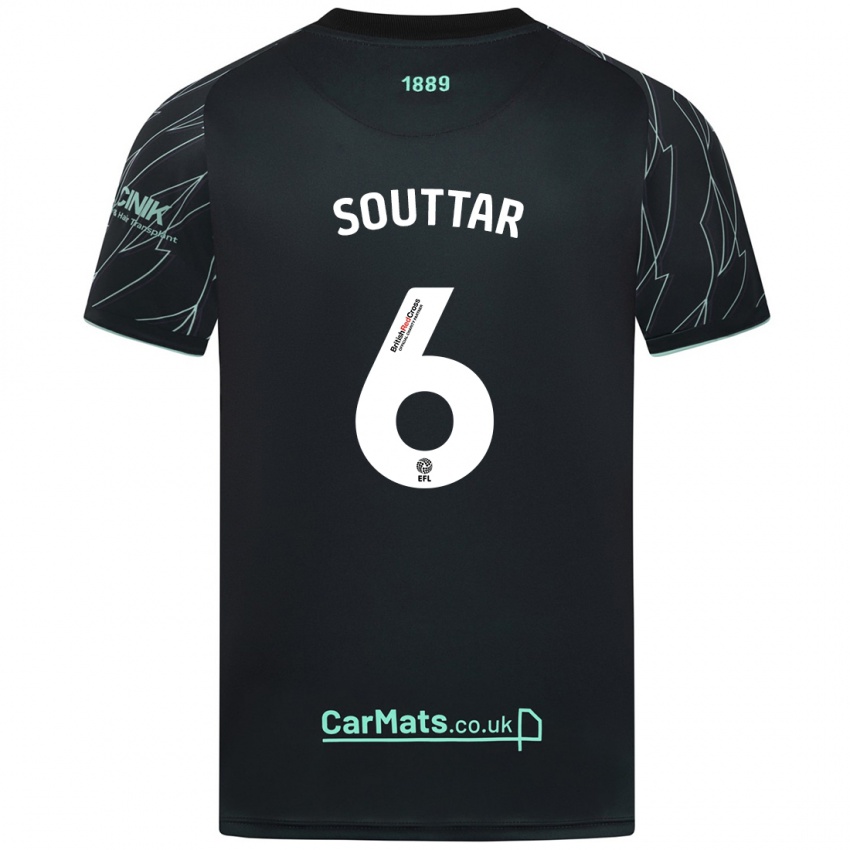 Criança Camisola Harry Souttar #6 Verde Preto Alternativa 2024/25 Camisa Brasil