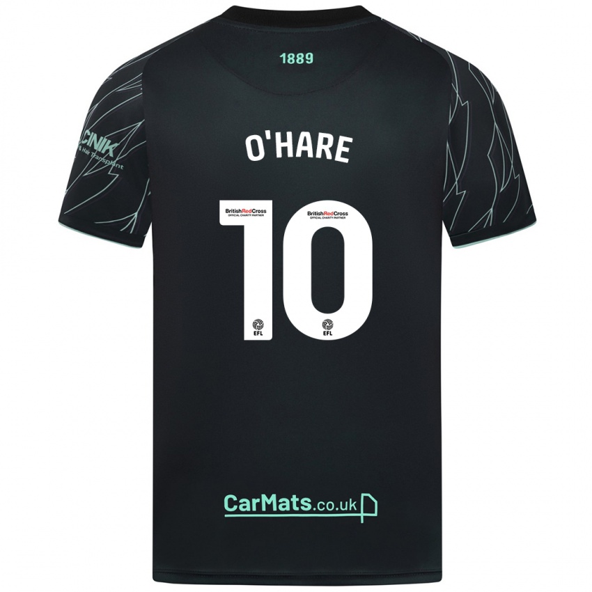 Criança Camisola Callum O'hare #10 Verde Preto Alternativa 2024/25 Camisa Brasil