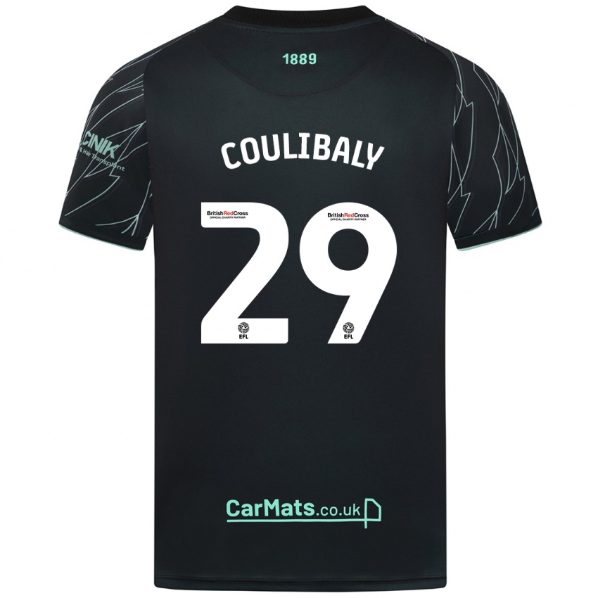 Criança Camisola Ismaila Coulibaly #29 Verde Preto Alternativa 2024/25 Camisa Brasil