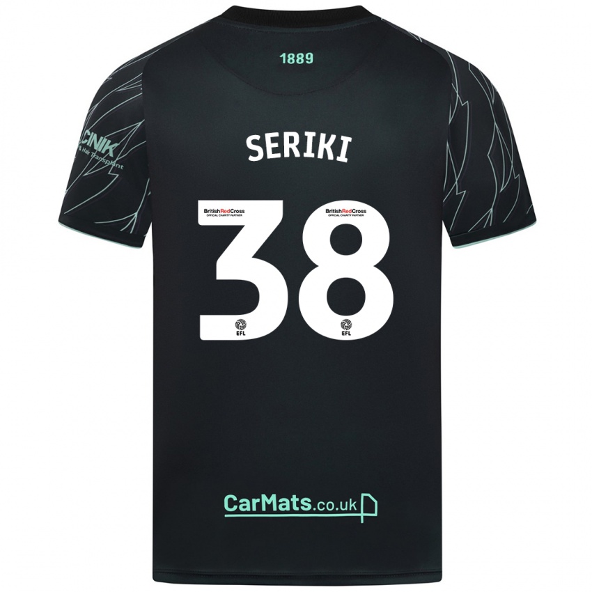 Criança Camisola Femi Seriki #38 Verde Preto Alternativa 2024/25 Camisa Brasil