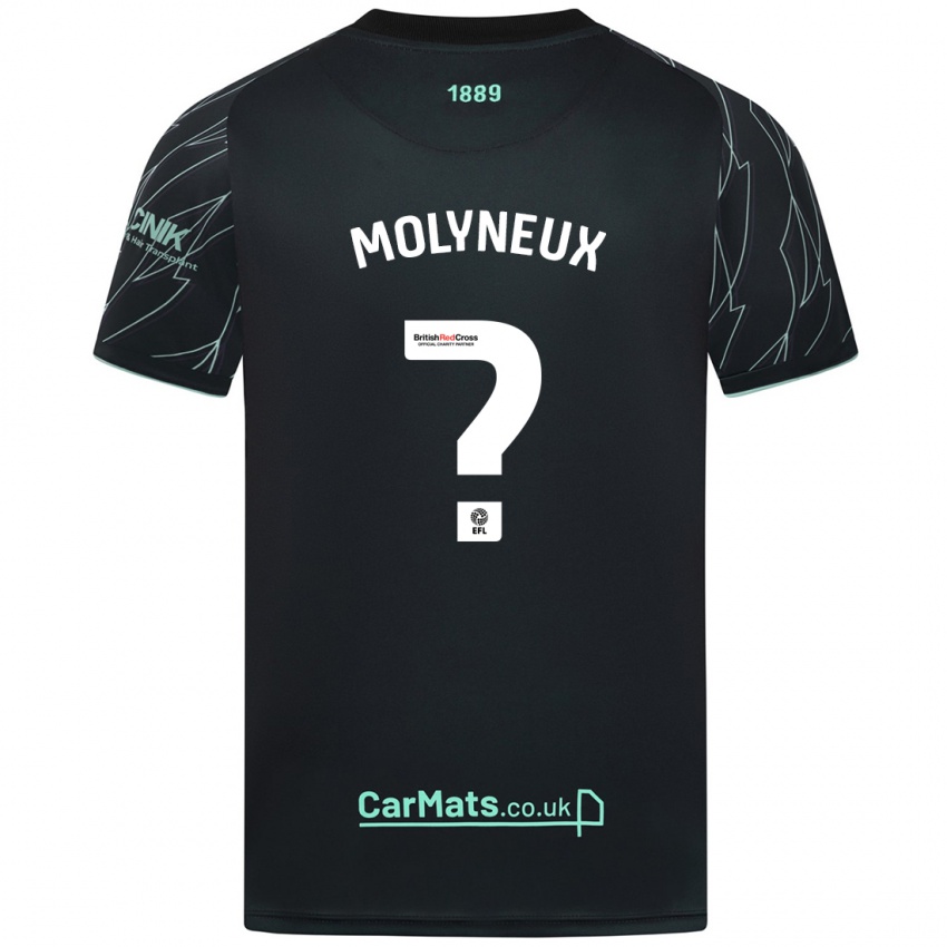 Criança Camisola Henry Molyneux #0 Verde Preto Alternativa 2024/25 Camisa Brasil