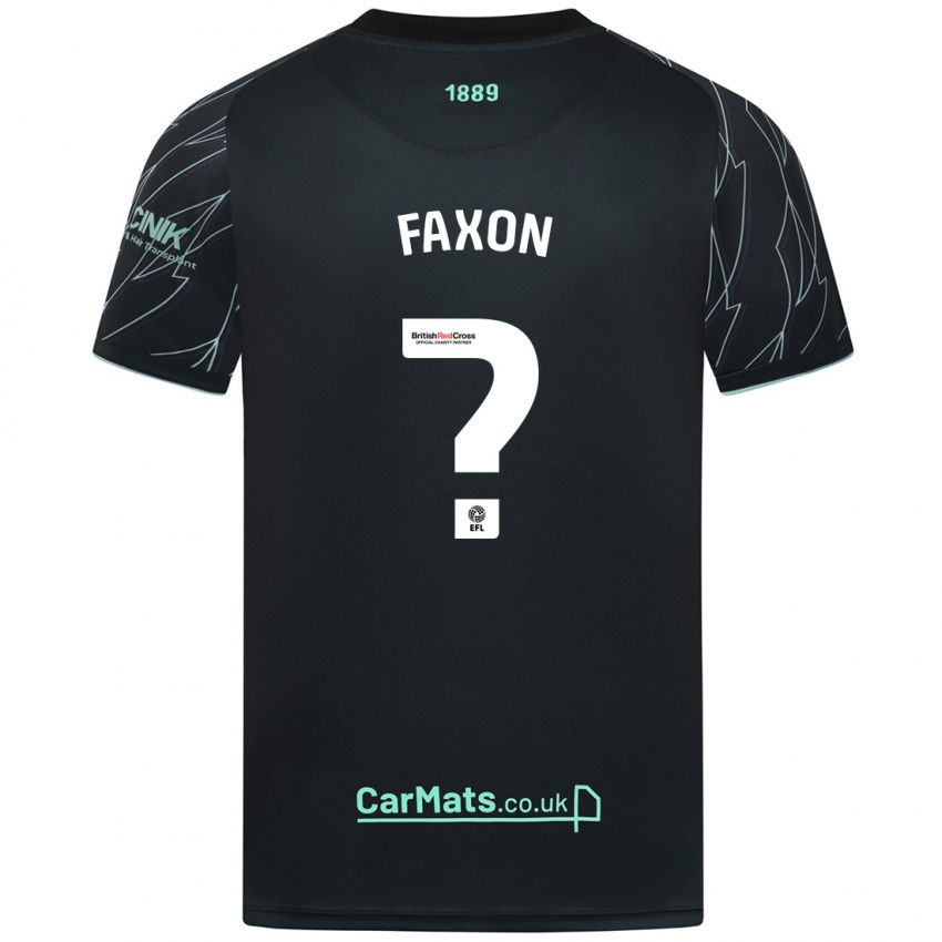 Criança Camisola Luke Faxon #0 Verde Preto Alternativa 2024/25 Camisa Brasil