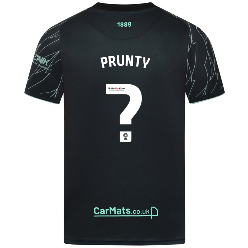 Criança Camisola Jayden Prunty #0 Verde Preto Alternativa 2024/25 Camisa Brasil