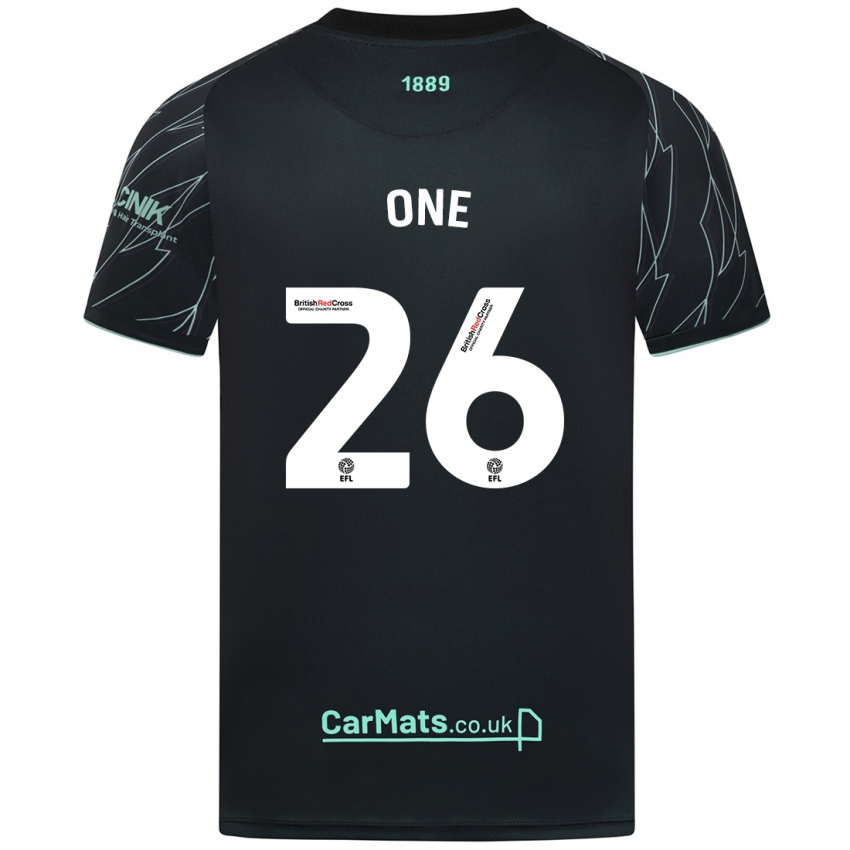 Criança Camisola Ryan Oné #26 Verde Preto Alternativa 2024/25 Camisa Brasil