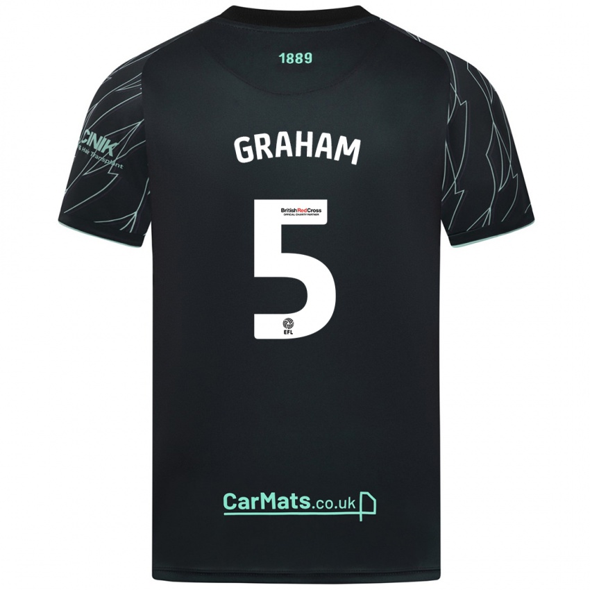 Criança Camisola Molly Graham #5 Verde Preto Alternativa 2024/25 Camisa Brasil