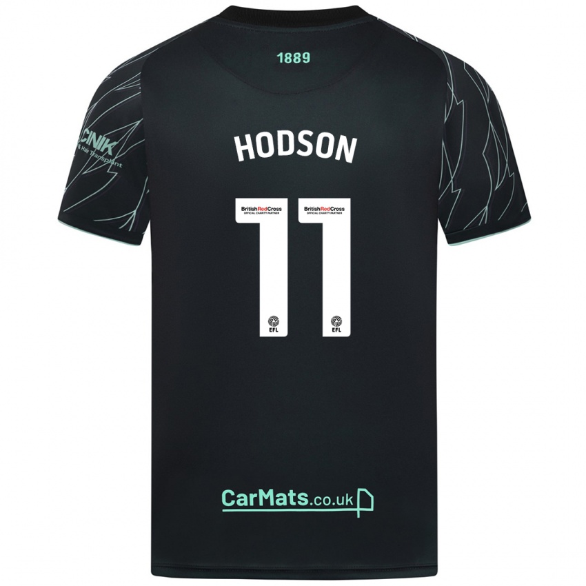 Criança Camisola Ashley Hodson #11 Verde Preto Alternativa 2024/25 Camisa Brasil