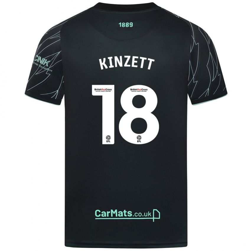 Criança Camisola Ella Kinzett #18 Verde Preto Alternativa 2024/25 Camisa Brasil