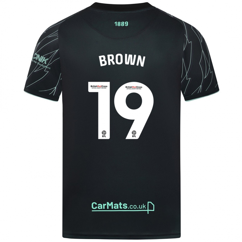 Criança Camisola Alanta Brown #19 Verde Preto Alternativa 2024/25 Camisa Brasil