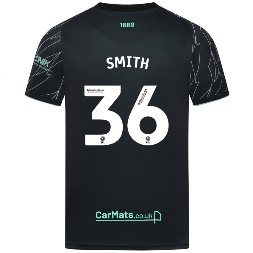 Criança Camisola Joshua Smith #36 Verde Preto Alternativa 2024/25 Camisa Brasil