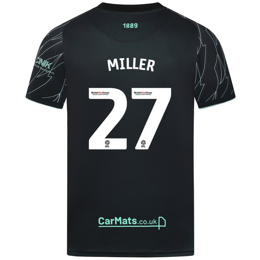 Criança Camisola Lara Miller #27 Verde Preto Alternativa 2024/25 Camisa Brasil