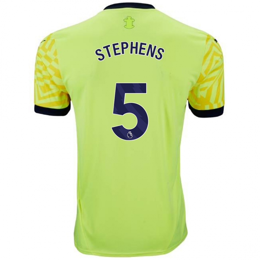 Criança Camisola Jack Stephens #5 Amarelo Alternativa 2024/25 Camisa Brasil