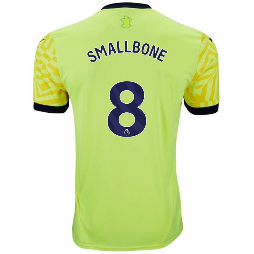 Criança Camisola Will Smallbone #8 Amarelo Alternativa 2024/25 Camisa Brasil